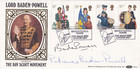 1982 Benham Scouts first day cover signed by Lord and Lady Baden Powell