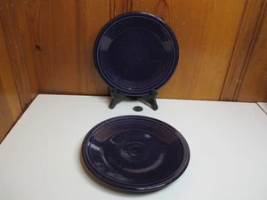 2 platos de ensalada de gres cerámico Homer Laughlin Fiesta Ware ciruela 7 1/4" EE. UU. - Imagen 1 de 6