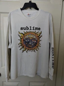 VTG SUBLIME 40oz TO FREEDOM LONG BEACH SKUNK RECORDS L/S BAND TEE CONCERT XL - Picture 1 of 11