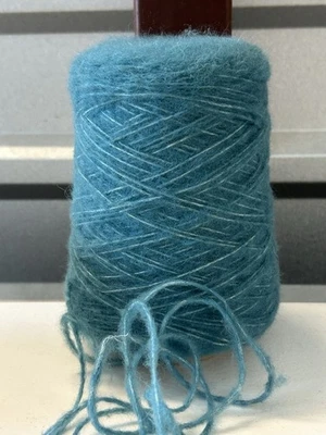 Spool Cone Peruvian SOFT #5 Baby Alpaca Wool Cotton Yarn Mix 9.7oz 276gr 7096C - Image 1 of 4