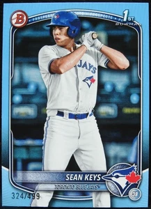 2025 Sean Keys 1st Bowman Paper Prospects #BP-89 Sky Blue /499 (RC) - Picture 1 of 2