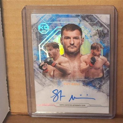 Stipe Miocic 2025 Topps Knockout Collage-a-Graphs Autograph #10/99 - Image 1 of 3