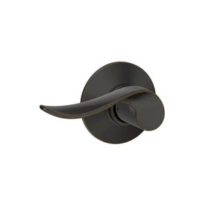 NEW Schlage Sacramento Aged Bronze Passage Hall/Closet Door Lever Handle FREE SH - Picture 1 of 1
