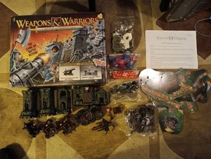 1994 Weapons & Warriors Castle Combat Game Set Pressman COMPLETE - Picture 1 of 3