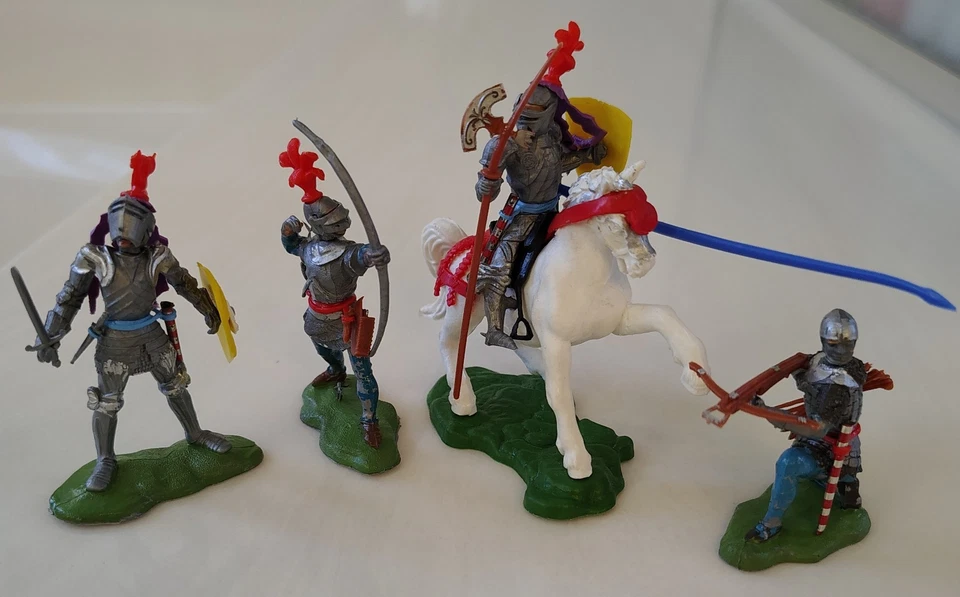 Lote de juguetes Britains Ltd. Swoppet Knights siglo XV Foto 1 de 4