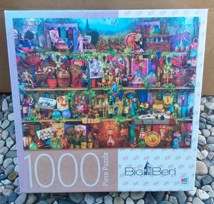 Aimee Stewert 1000pc Jigsaw Puzzle Wine Shelf 2017 Big Ben Cardinal Games - Picture 1 of 3