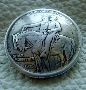 Half-Dollar-Münze Ziernieten Beschlag Farbe Altsilber Schraub-Niete USA-Niete - Bild 1 von 2
