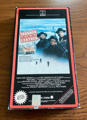 Tougher Than Leather VHS Videotape Run DMC 1989 RCA Columbia Pictures Ships Free - Image 1 of 4
