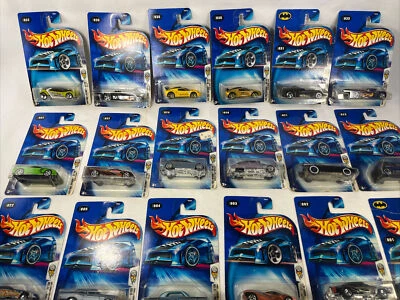 Hot Wheels 2004 First Editions lot of 18 nip hot 100 MOC New Batmobile X 2 - Image 1 of 4