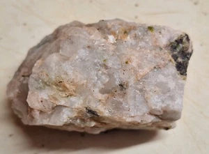 Mineral de cobre con calcita prehnita basalto para exhibición de joyas de cableado lapidario - Imagen 1 de 10