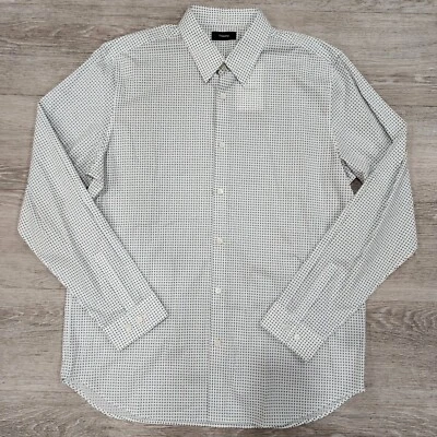 Camisa de manga larga con estampado geográfico múltiple Irving Seafoam Theory para hombre talla XL nueva con etiquetas Foto 1 de 4