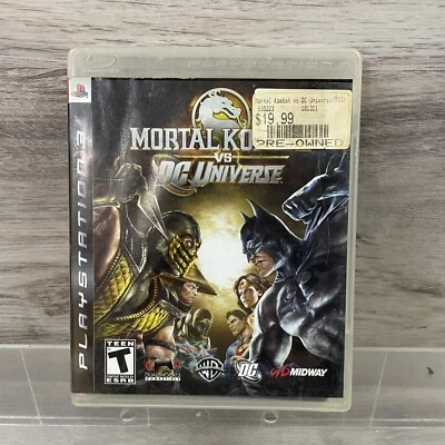 Mortal Kombat Vs DC Universe - PS3 PlayStation 3 Action Fighting Video Game - Image 1 of 4