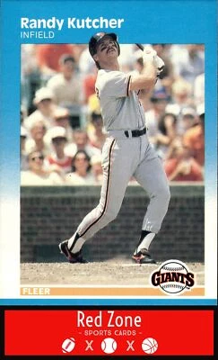 1987 Fleer - #276 Randy Kutcher NM Set Break. - Image 1 of 2