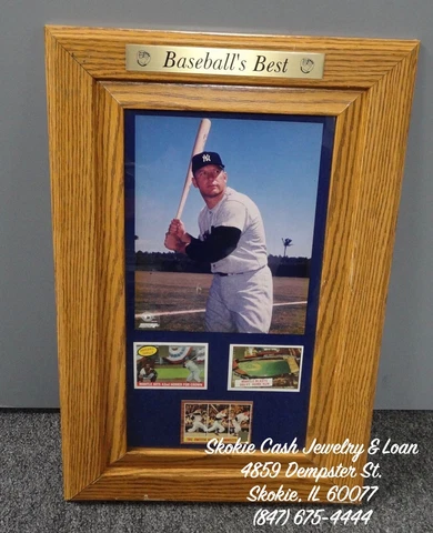 MICKEY MANTLE  NEW YORK YANKEES "Baseball's Best" Plaque Cover