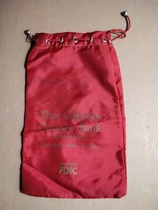 Bank Money Bag The Calhoun County Bank WV Vintage - Picture 1 of 4
