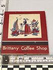 Rare Giant Feature Matchbook  Brittany Coffee Shop Boston, Mass  gmg restaurant