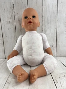 Zapf Chou Chou realistische 19 Zoll Babypuppe blaue Schlafaugen 2 Schläfer elektronisch - Bild 1 von 10