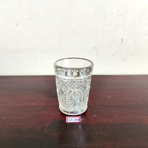 1930s Vintage Clear Glass Designed Tequila Shot Tumbler Barware Decorative GT327 - Picture 1 of 9