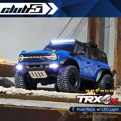 Roof Rack w/ LED Light for TRX-4M Ford Bronco - Image 1 of 4