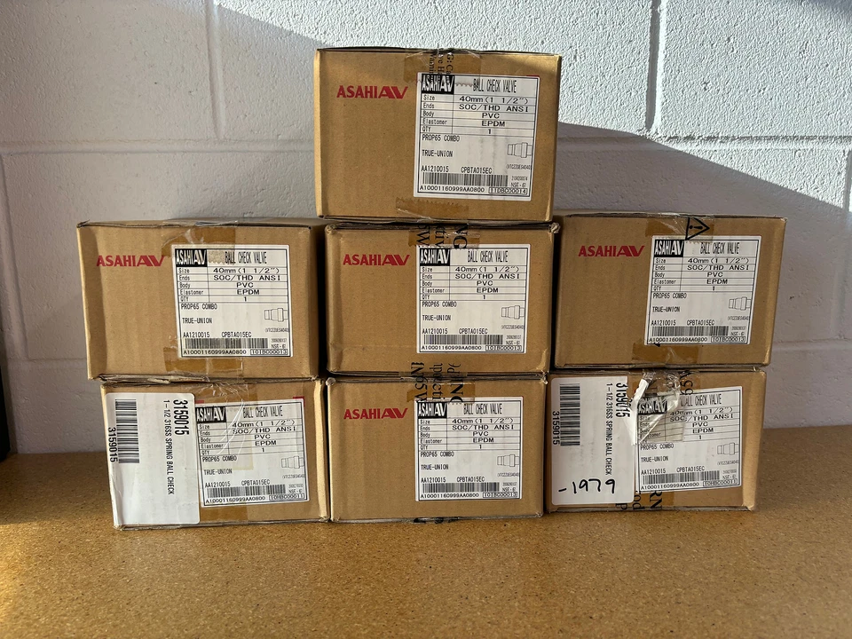 Asahi Spring Check Valve PVC80 Socket 1.5" - Image 1 of 1