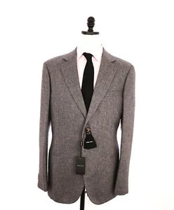 $3,195 GIORGIO ARMANI - 52% Silk 48% CASHMERE Gray Blazer - 48R - Picture 1 of 9