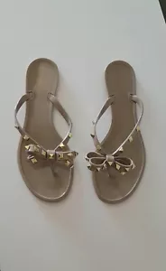 Valentino Garavani Poudre Rockstud PVC Jelly Flip flops Size 8(US) Pre-owned - Picture 1 of 3