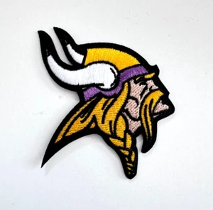 Parche parche logotipo del equipo de fútbol americano de la NFL Minnesota Vikings para planchar - Imagen 1 de 3