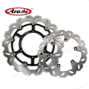 Arashi Front Rear Brake Disc Rotor For Suzuki DRZ400SM 2005 - 2021 2008 2009 - Picture 1 of 11