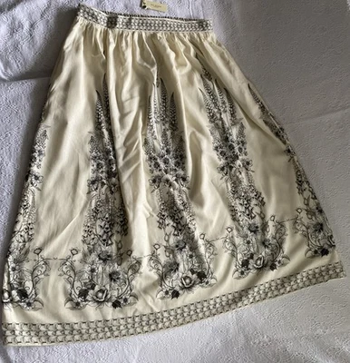 Falda Max Studio Boarder Estampado Floral Midi/Maxi Talla L Cintura Media Elástica  Foto 1 de 4