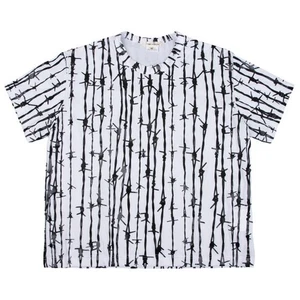 COMME des GARCONS Barbed Wire Rubber Printed T-shirt Size XS(K-164615) - Picture 1 of 12