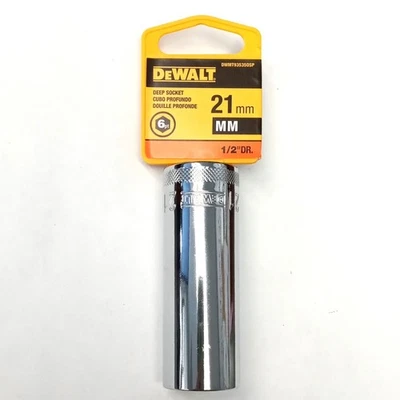 DeWalt 21mm Socket 6 Point 3/8" Drive DWMT935350SP - Image 1 of 2