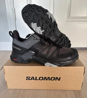 Zapatos de senderismo Salomon X Ultra 4 GTX Gore-Tex para hombre imán/negro/monumento talla 8 Foto 1 de 4