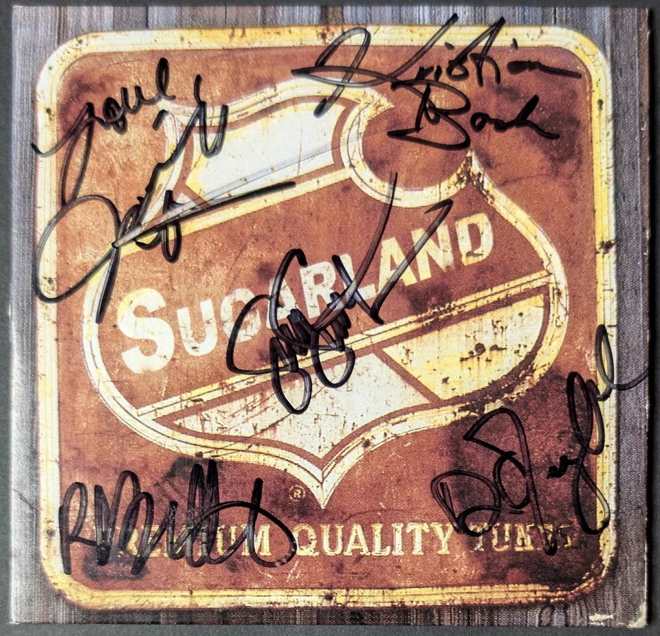 Sugarland Premium Quality Tunes CD 2002 Autographed 1st Edition - Imagem 1 de 4