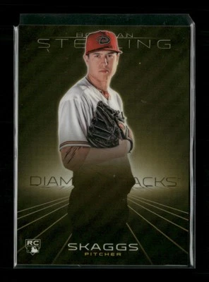 2013 Bowman Sterling #1 Tyler Skaggs Gold Refractors #/50 - Image 1 of 2