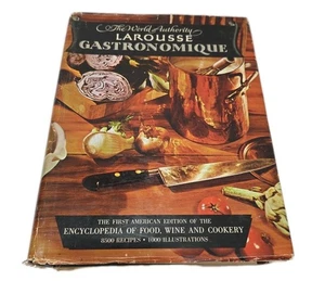 Larousse Gastronomique Encyclopedia Food Wine Cookery 1st Am Ed;6th Printing ‘61 - Picture 1 of 10