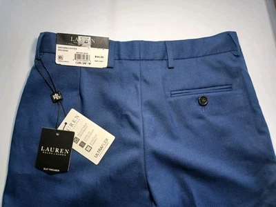Pantalones Lauren By Ralph Lauren NIÑOS Azul Marino Brillante 12r 26" Cintura NUEVOS CON ETIQUETAS Foto 1 de 4