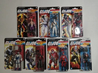 G.I. Lote de figuras retro con tarjetero clasificado Joe nuevo sellado con sombra de tormenta Foto 1 de 4