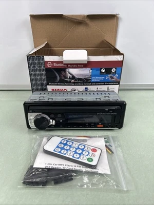 ReakoSound Multi Function Car Stereo MP3 Player Radio USB Bluetooth - Image 1 of 4