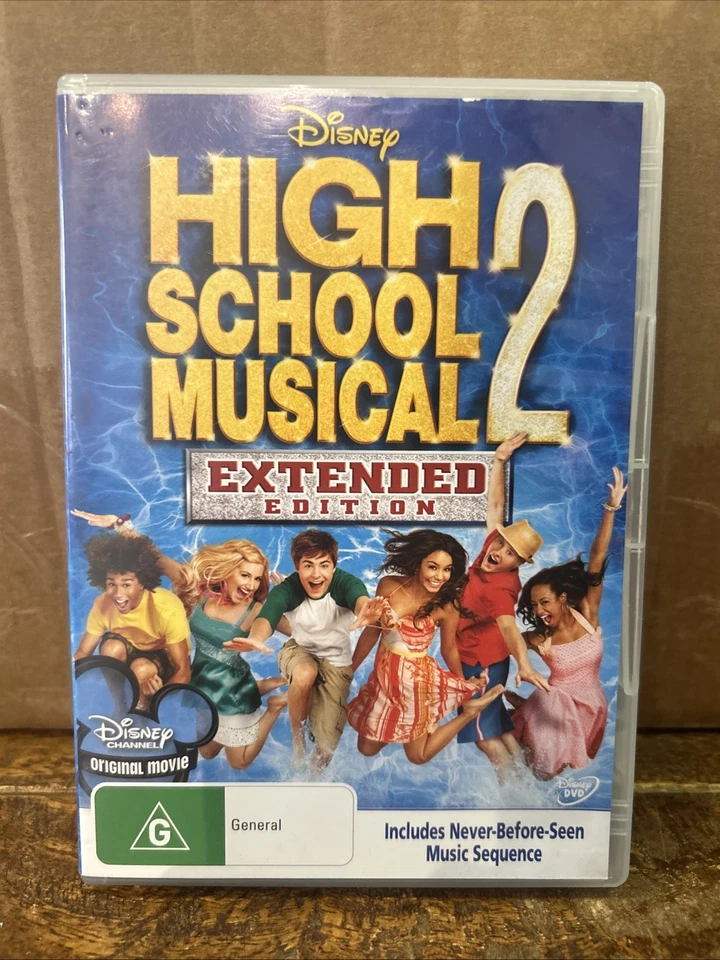 High School Musical 2 DVD Region 4 FREE POST - image 1 of 1