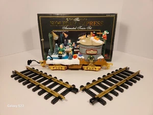 New Bright Holiday Express 380-2 Animated Water Tanker Elf Skating Car - Picture 1 of 12