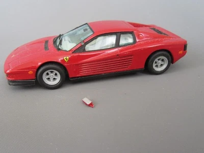C666 Burago Trasformato 4157 Italia Ferrari Testarossa Rossa 1:43 - Immagine 1 di 4