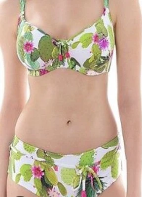 Nuevo con etiquetas Traje de baño Freya Bikini Parte superior Inferior Conjunto Estampado Cactus S 32DD Foto 1 de 4