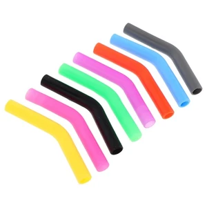 Cubierta de paja de silicona colorida para molino de viento de 8 piezas encantadora cubierta reutilizable - Imagen 1 de 12