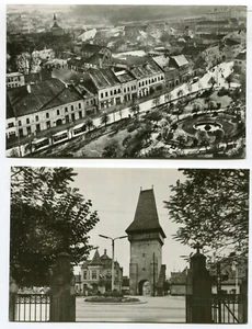 Romania Popular Republic 1960s MEDIAS 4X  different unused  photo-postcards - Picture 1 of 4