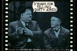 Nothing But Trouble 1975 Hollywood Fleer Sticker Card (NM) - Picture 1 of 2