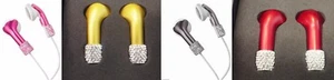 DEOS | FUNDAS PARA AURICULARES NUEVAS ELEMENTOS SWAROVSKI RARO CRISTAL DE MANZANA iPod iPhone - Imagen 1 de 12