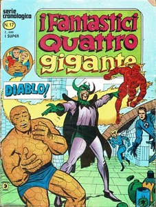 I Fantastici Quattro Gigante Serie Cronologica n.17 diablo ed. Corno FU03 - Foto 1 di 1
