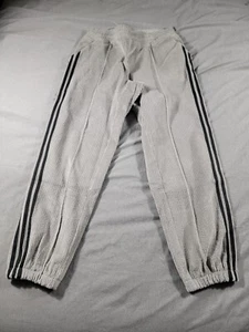 NWT Adidas Ivy Park Corduroy Rib Knit Sweatpants jogger Medium Gray Pockets NEW - Picture 1 of 10