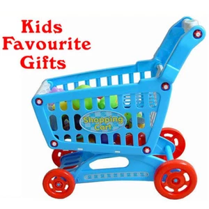 Kids Children Shopping Cart SuperMarket Trolley Toys - Picture 1 of 4