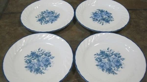 CORELLE ~ BLUE VELVET ~ 7¼" SALAD PLATES ~ (2) SETS AVAILABLE ~ EUC - Picture 1 of 3